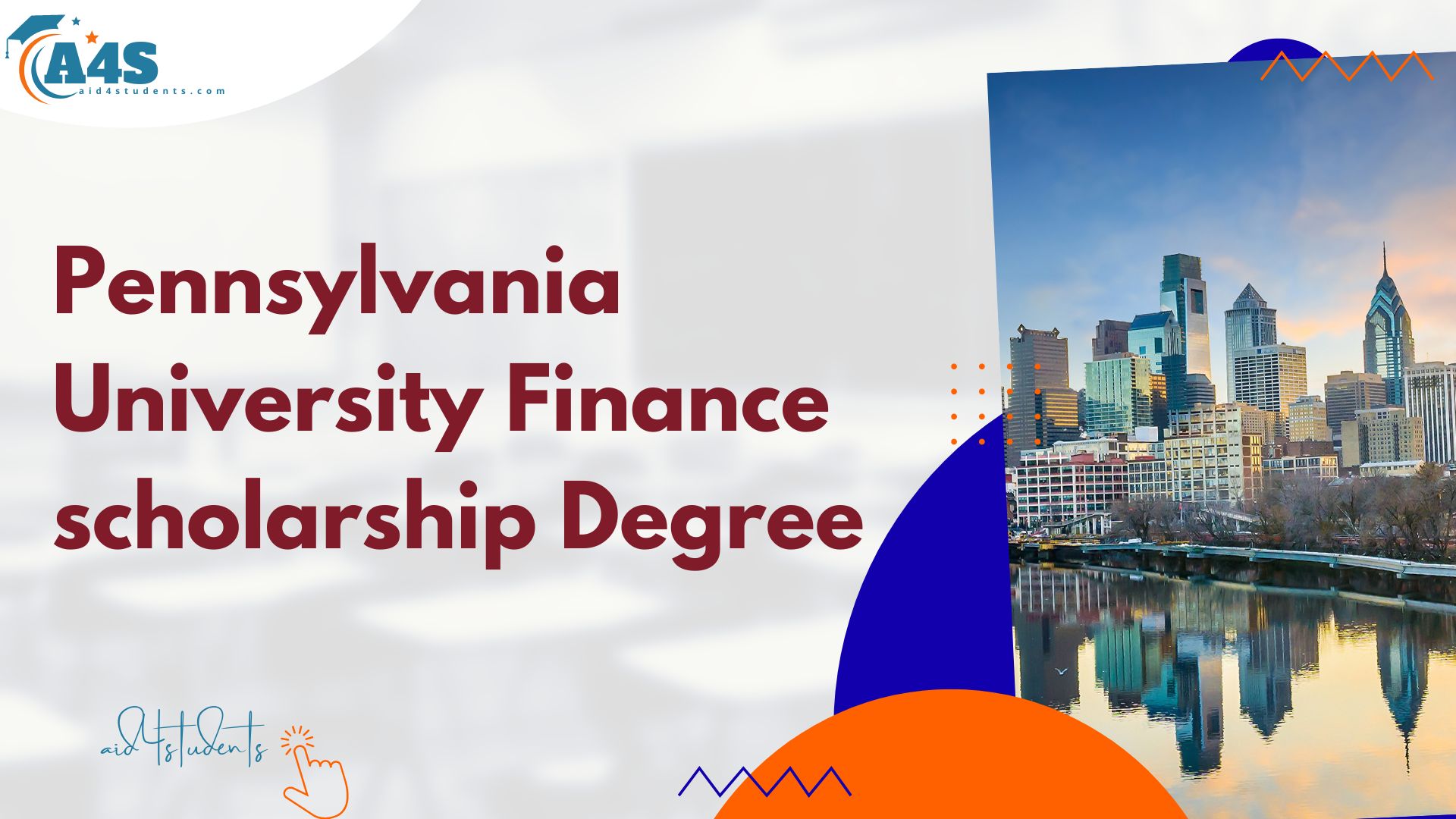 Pennsylvania University Finance scholarship Degree 