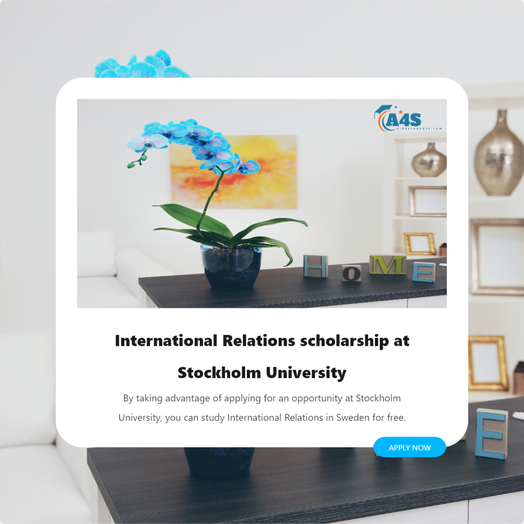 International Relations scholarship at Stockholm University