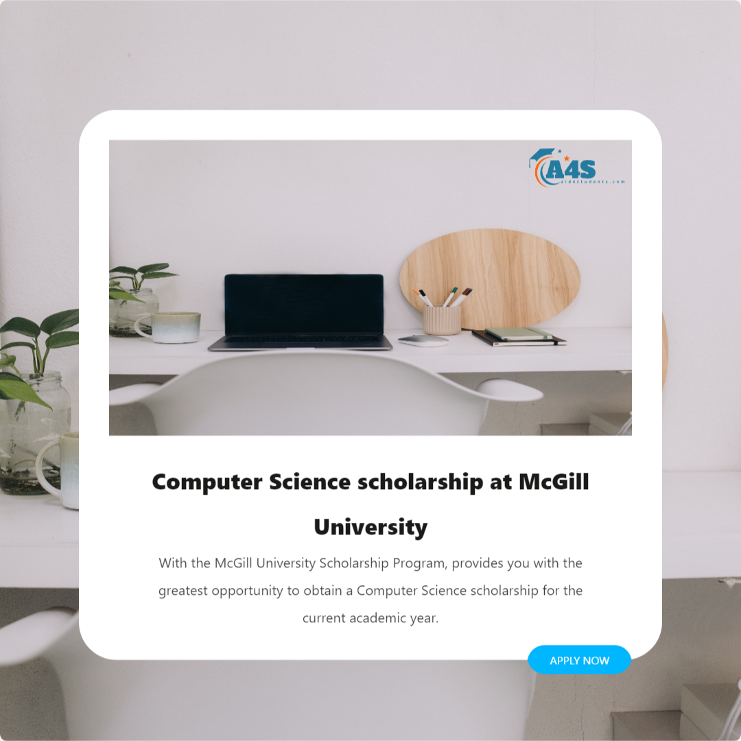 Computer Science scholarship at McGill University