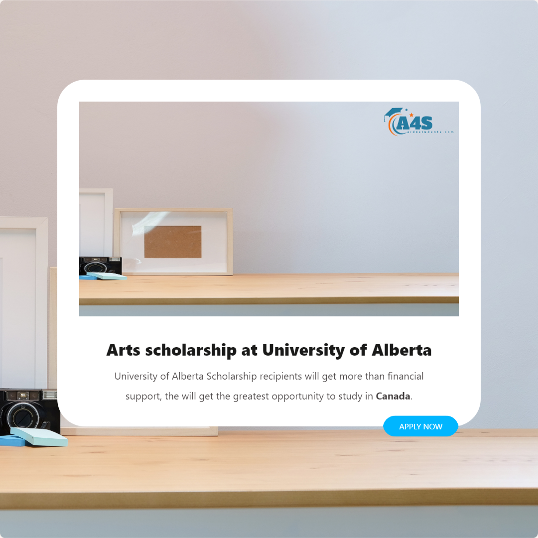 Arts scholarship at University of Alberta