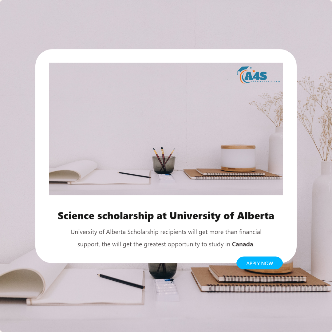 Science scholarship at University of Alberta