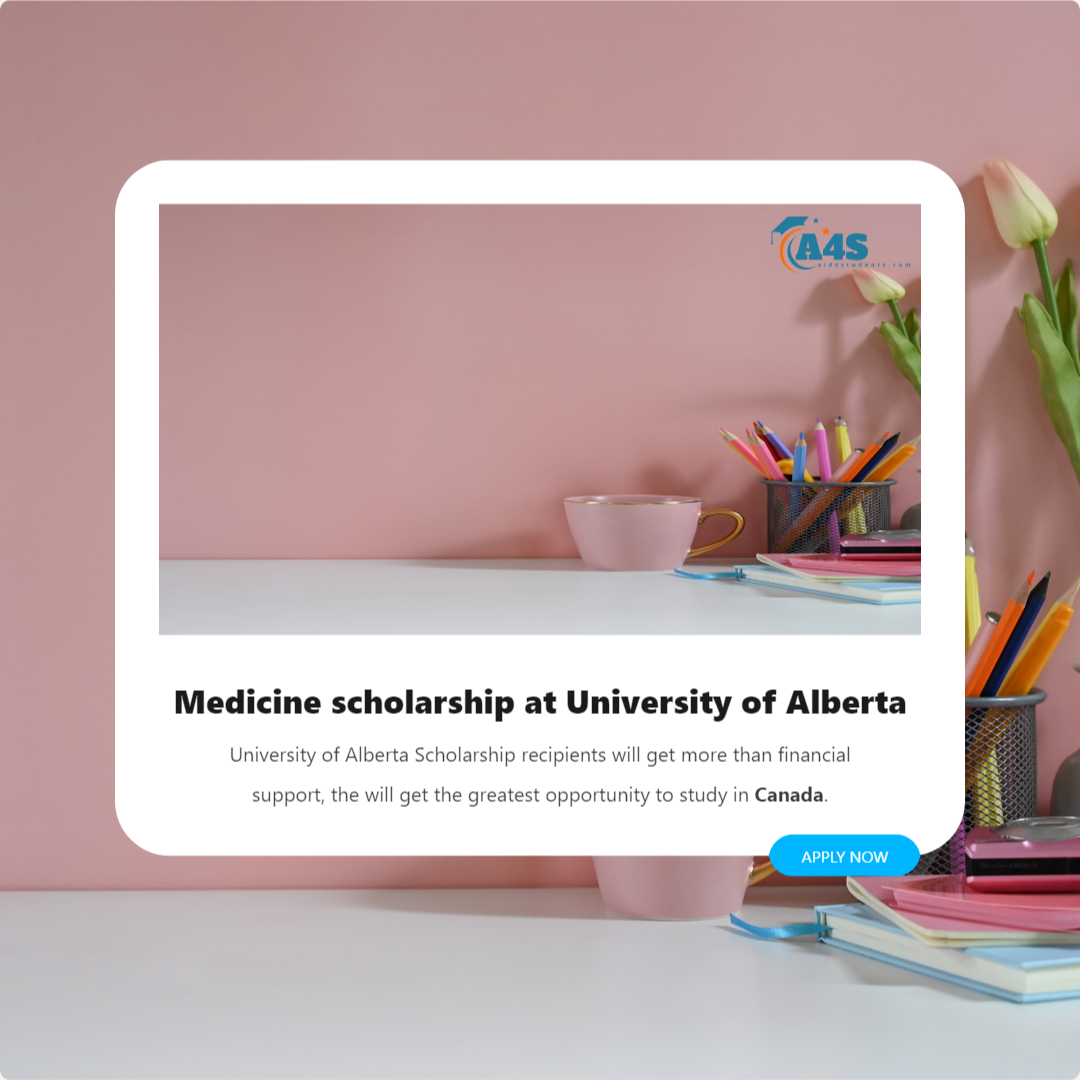 Medicine scholarship at University of Alberta