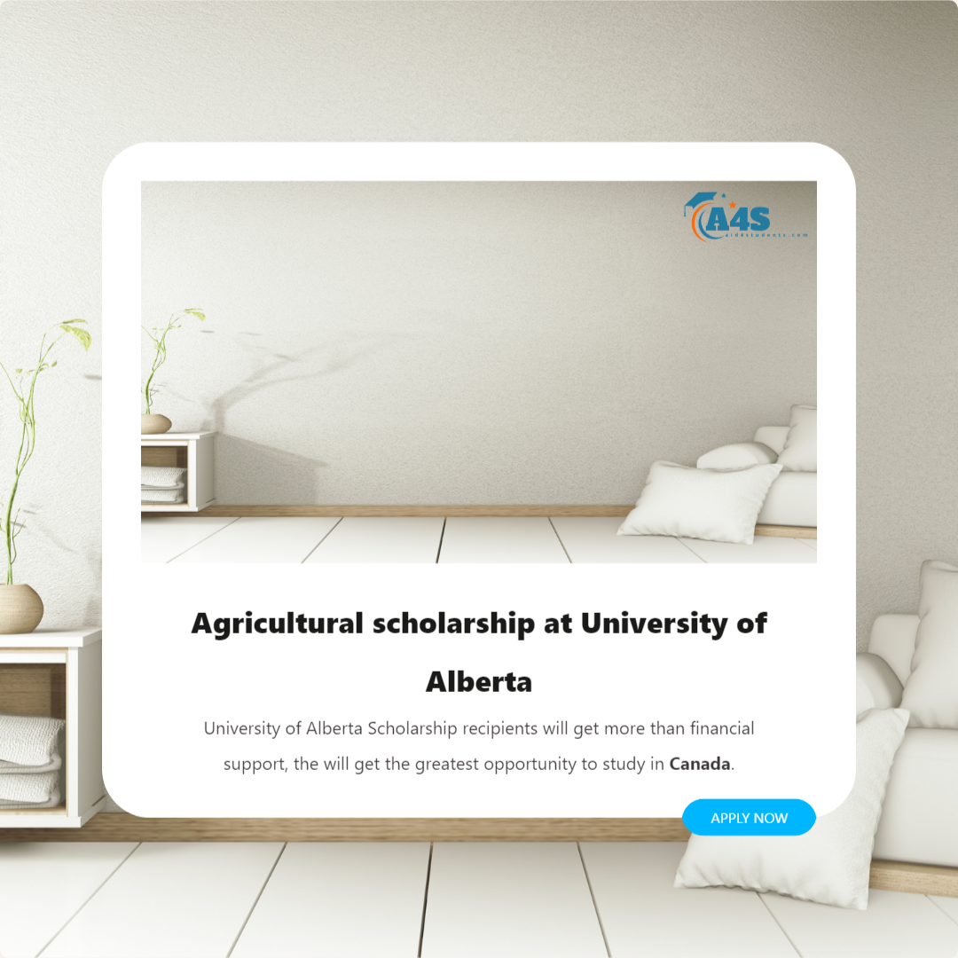 Agricultural scholarship at University of Alberta