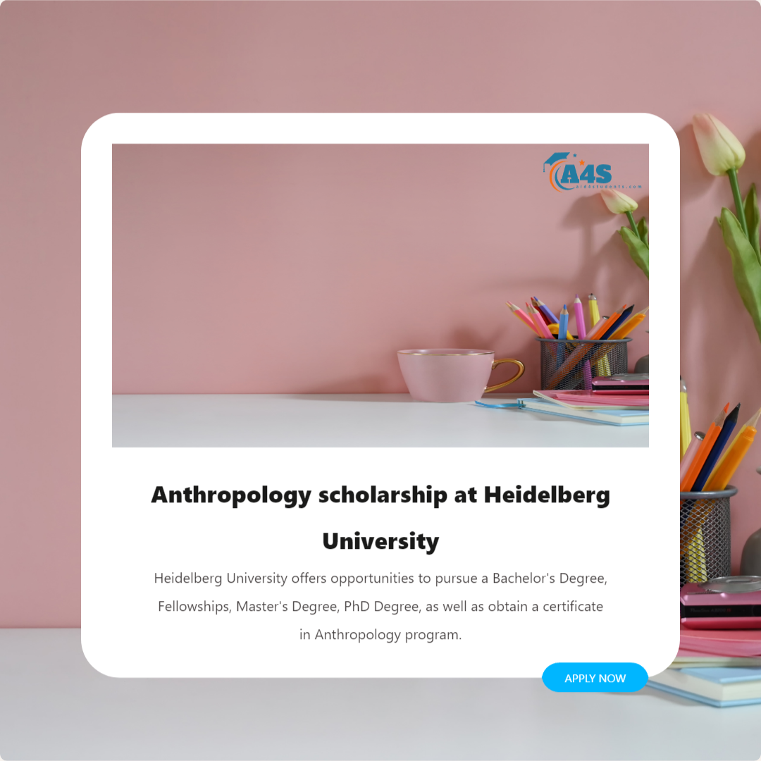 Anthropology scholarship at Heidelberg University