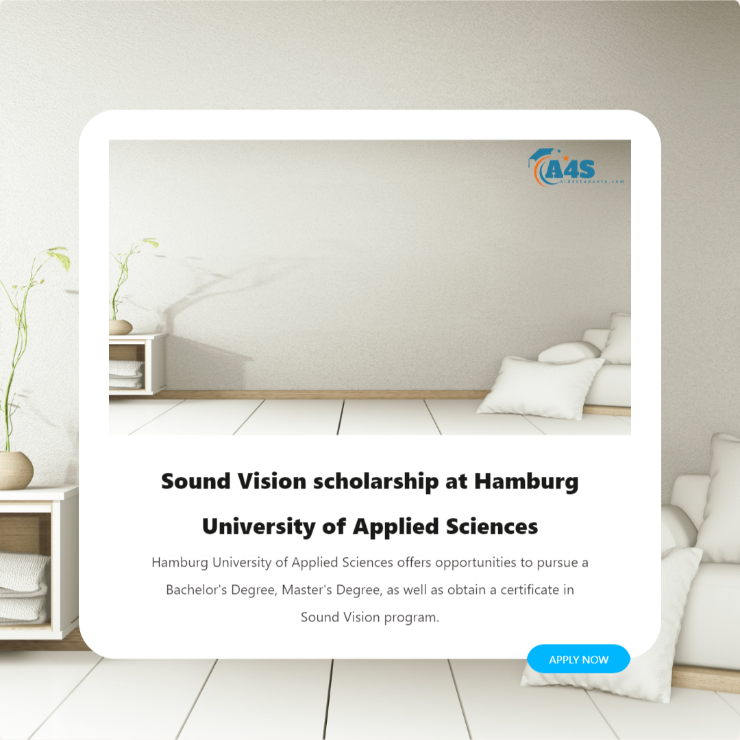Sound Vision scholarship at Hamburg University of Applied Sciences