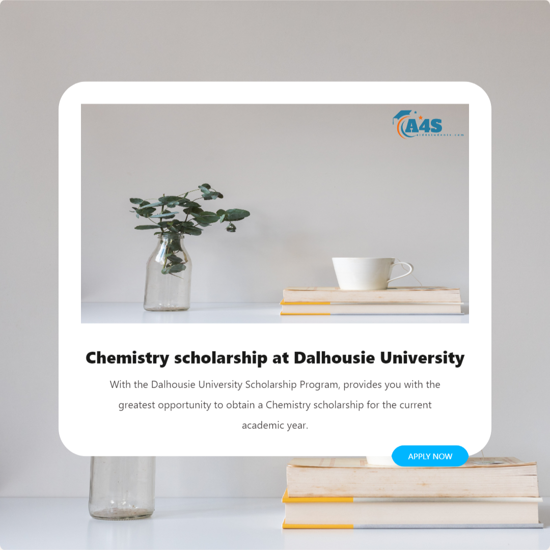 Chemistry scholarship at Dalhousie University