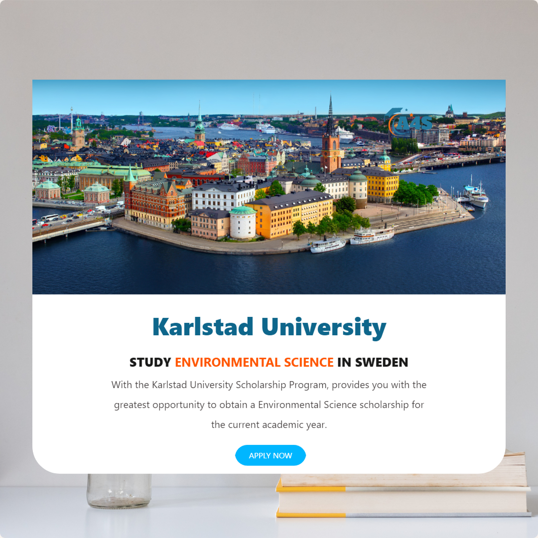 Environmental Science scholarship at Karlstad University