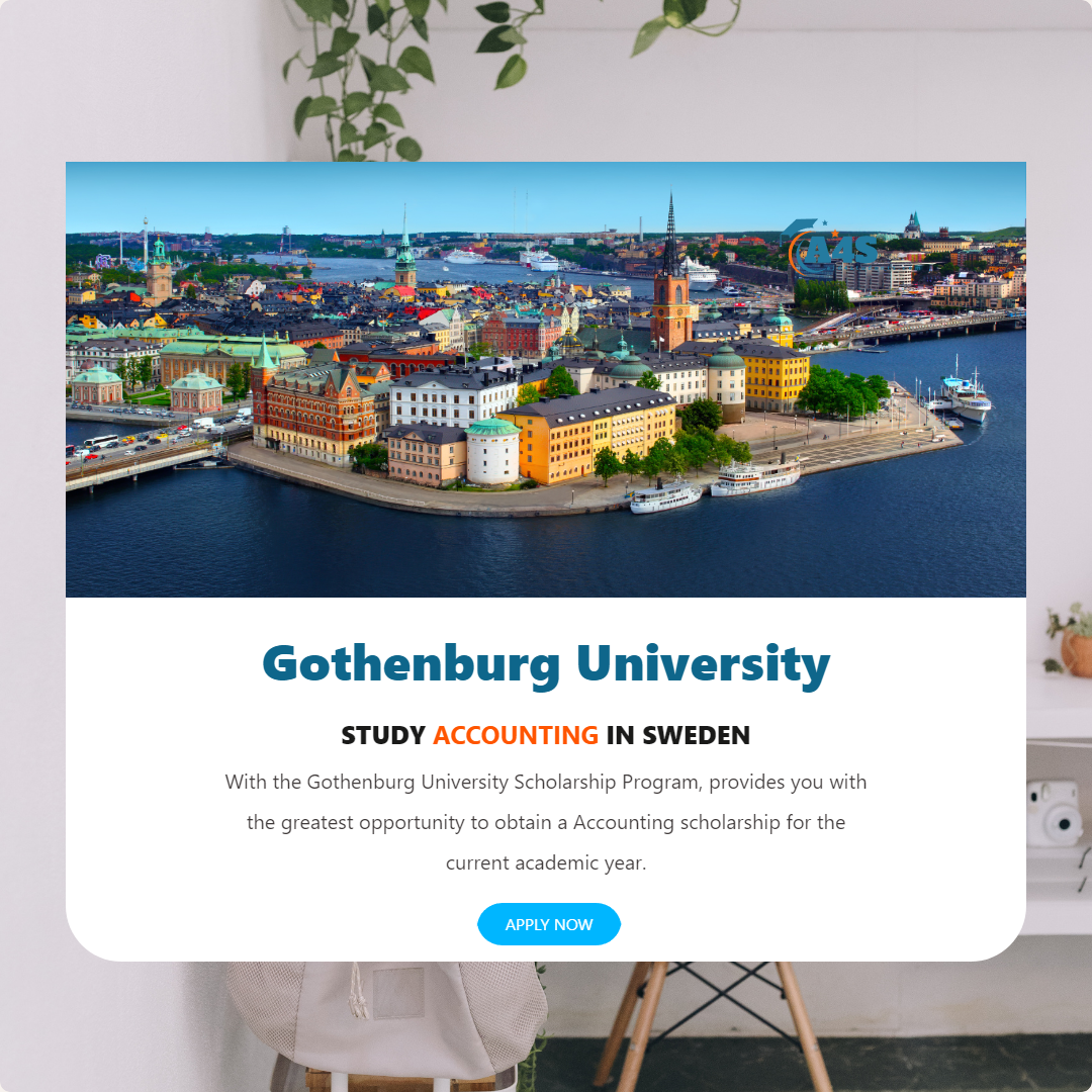 Accounting scholarship at Gothenburg University