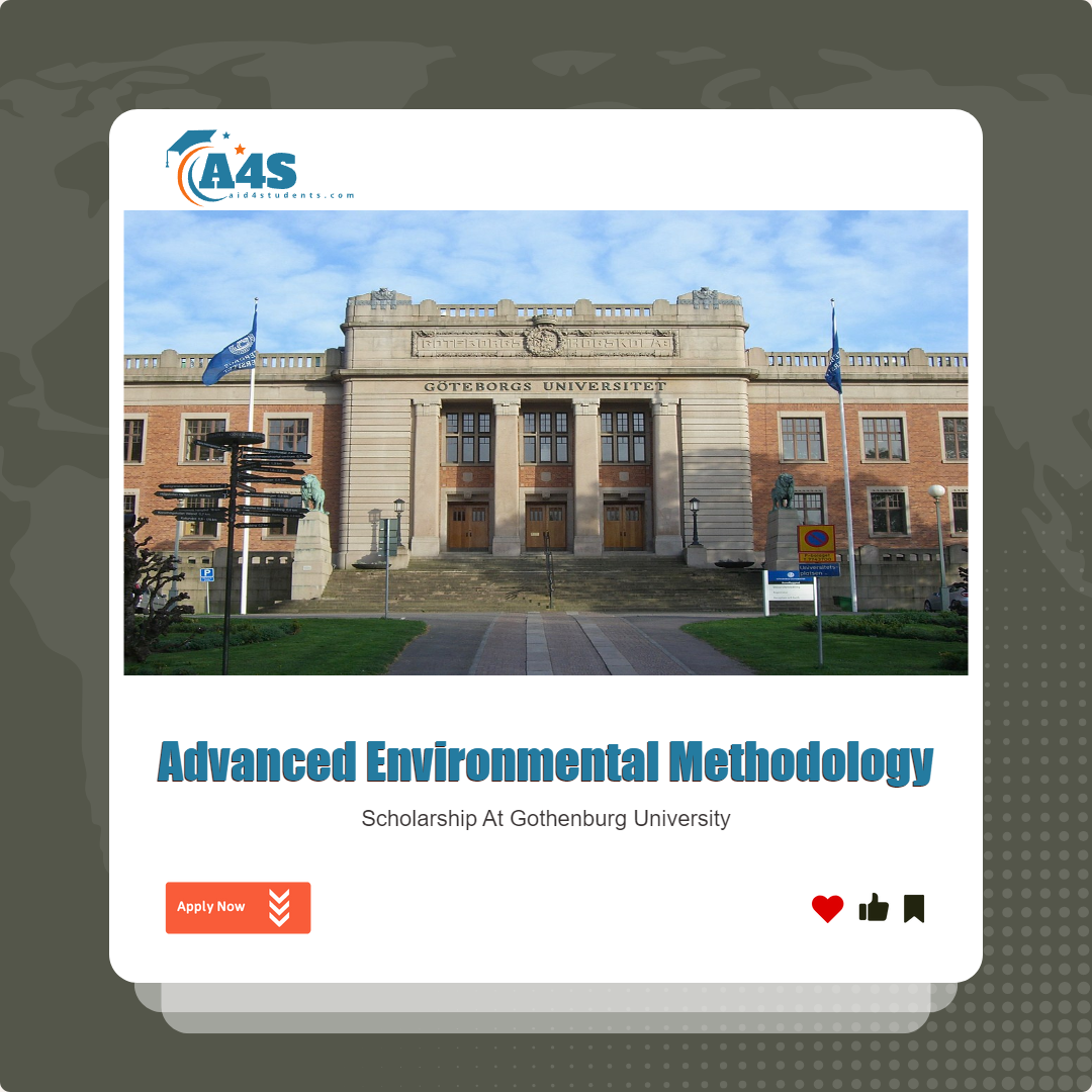 Advanced Environmental Methodology scholarship at Gothenburg University