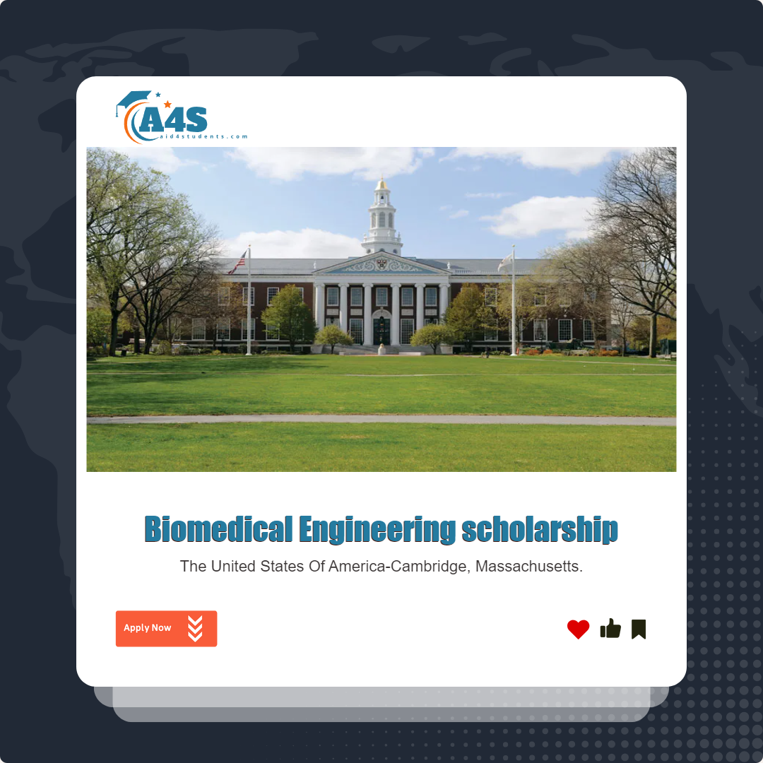 Biomedical Engineering scholarship at Harvard University