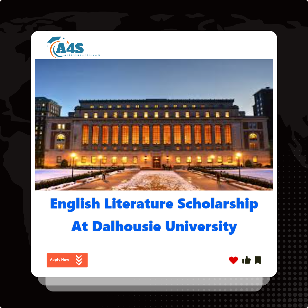 English Literature scholarship at Dalhousie University