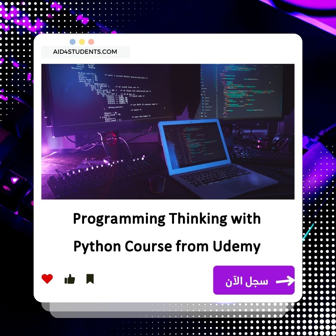 Programming Thinking with Python Course from Udemy