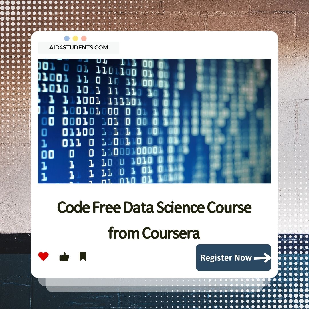 Code Free Data Science Course from Coursera