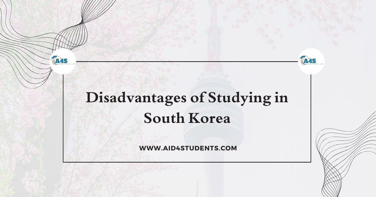 Disadvantages of Studying in South Korea