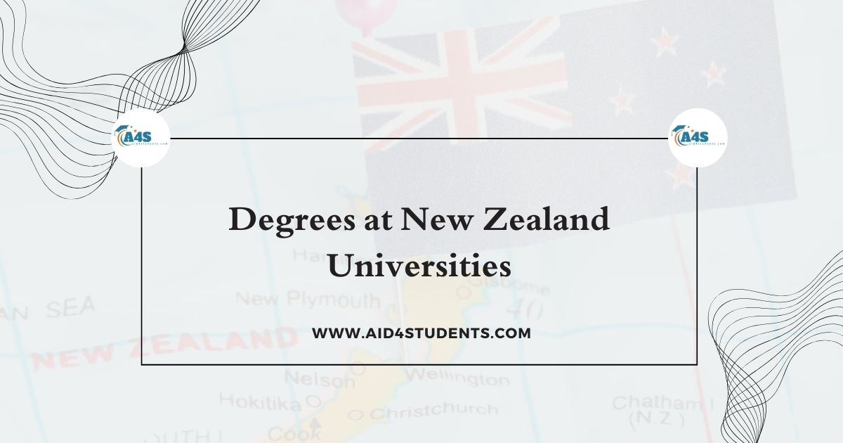 Degrees at New Zealand Universities