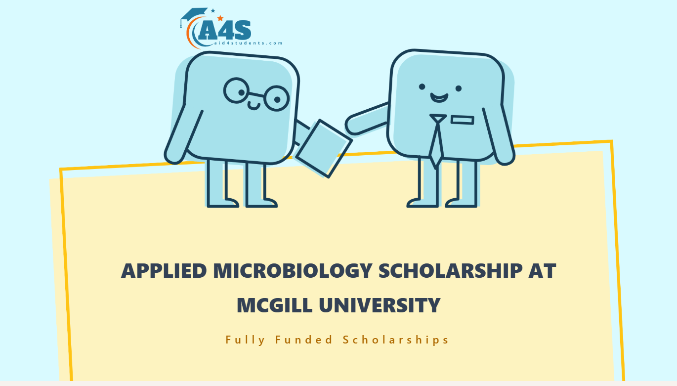 Applied Microbiology scholarship at McGill University