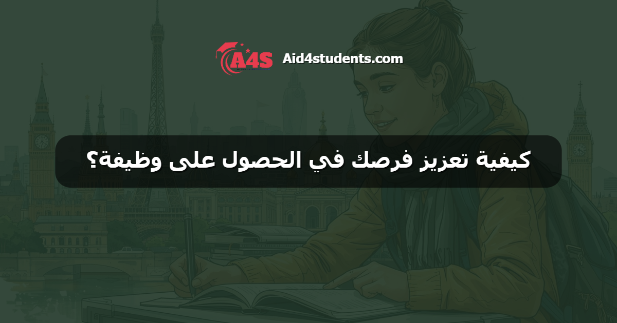 كيفية تعزيز فرصك في الحصول على وظيفة؟